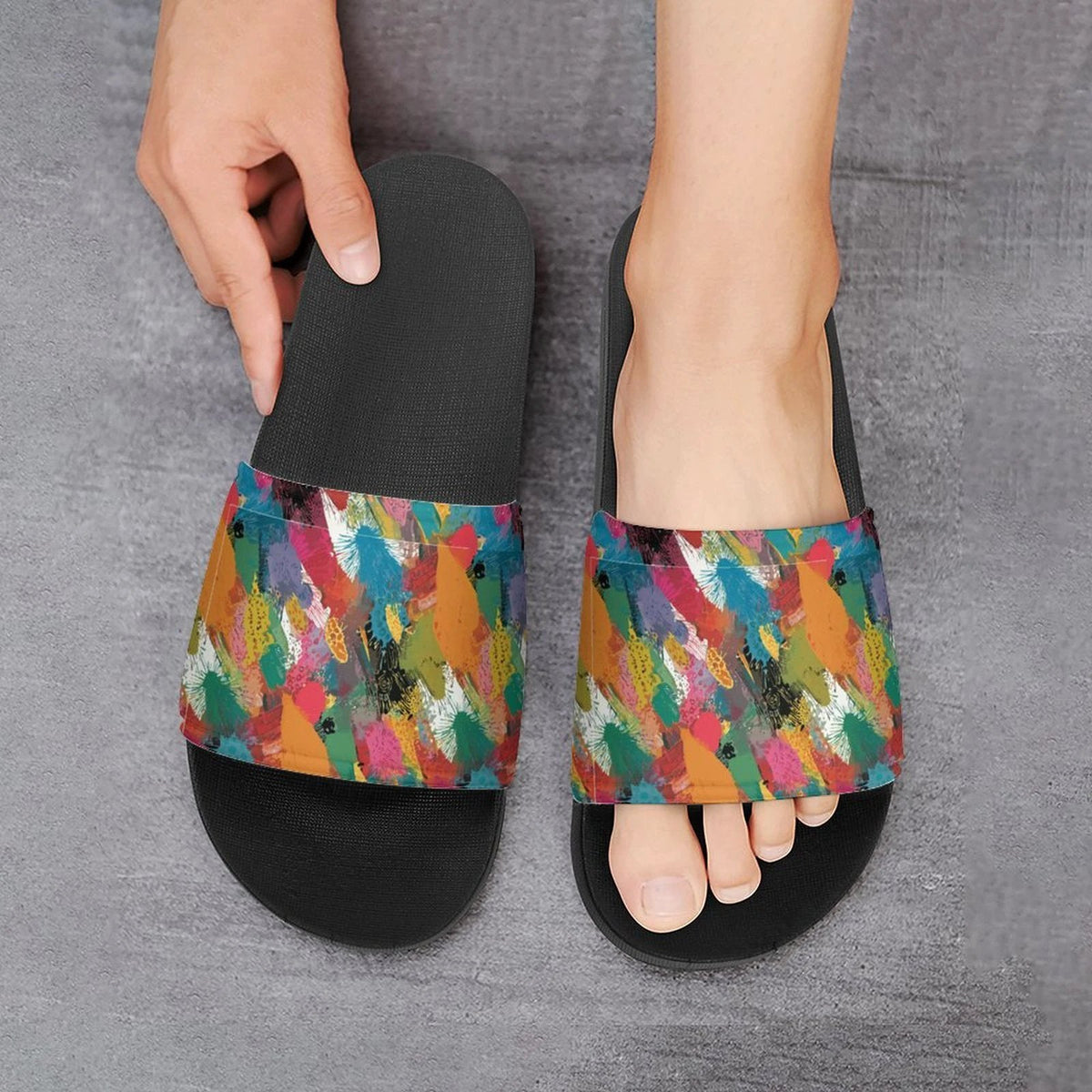 Personalized Casual Unisex PVC Slippers by SALE_DESIGN-Personal Design