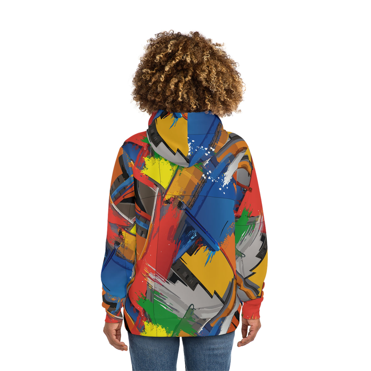 Primary Palette Splash AOP Hoodie – Bold Abstract Art Streetwear | Aesthetic Rebellion