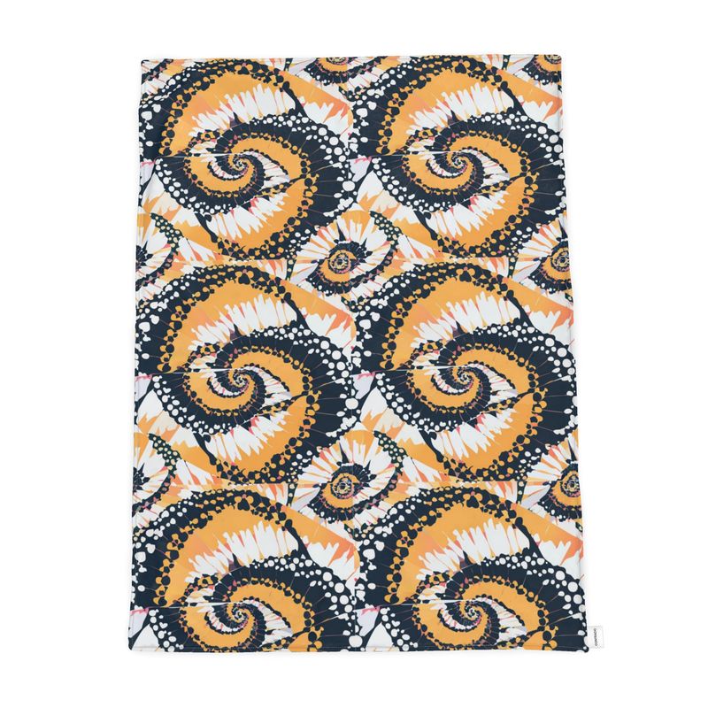 Throw Blanket – Sandstorm All-Over Print | Premium Plush Velvet & Polar Fleece, 4 Sizes | Aesthetic Rebellion