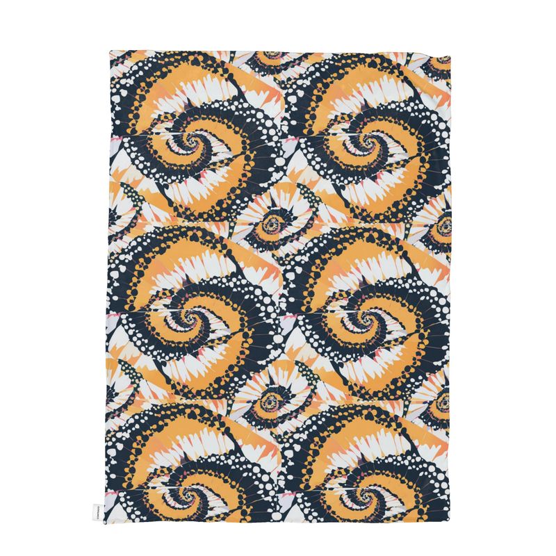 Throw Blanket – Sandstorm All-Over Print | Premium Plush Velvet & Polar Fleece, 4 Sizes | Aesthetic Rebellion