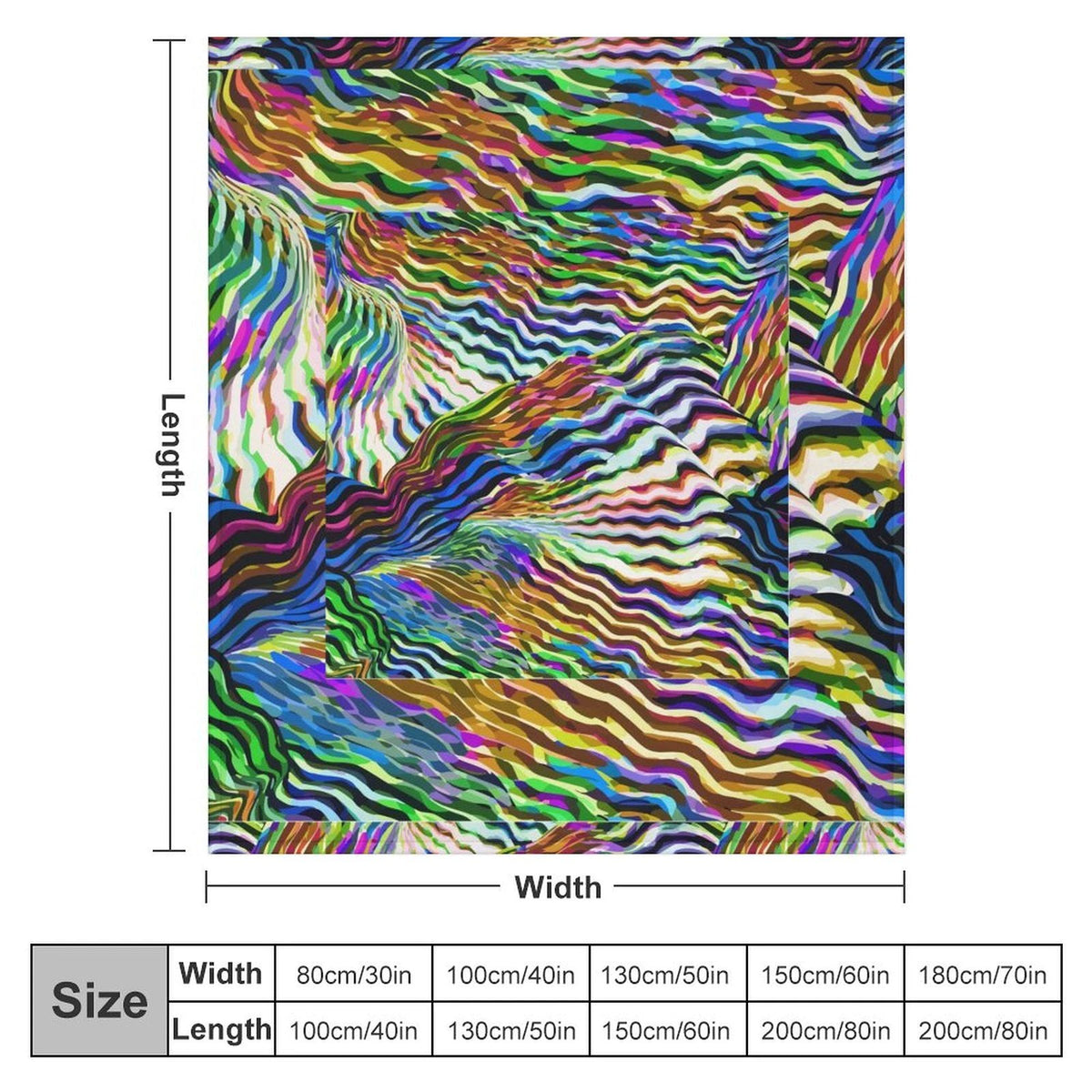 "Lightning Complex" Abstract Art Flannel Blanket - 70"x80" by SALE_DESIGN-Personal Design