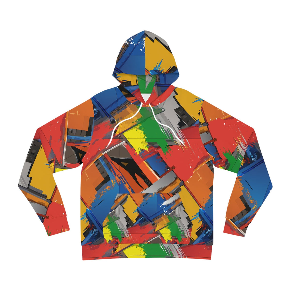 Primary Palette Splash AOP Hoodie – Bold Abstract Art Streetwear | Aesthetic Rebellion