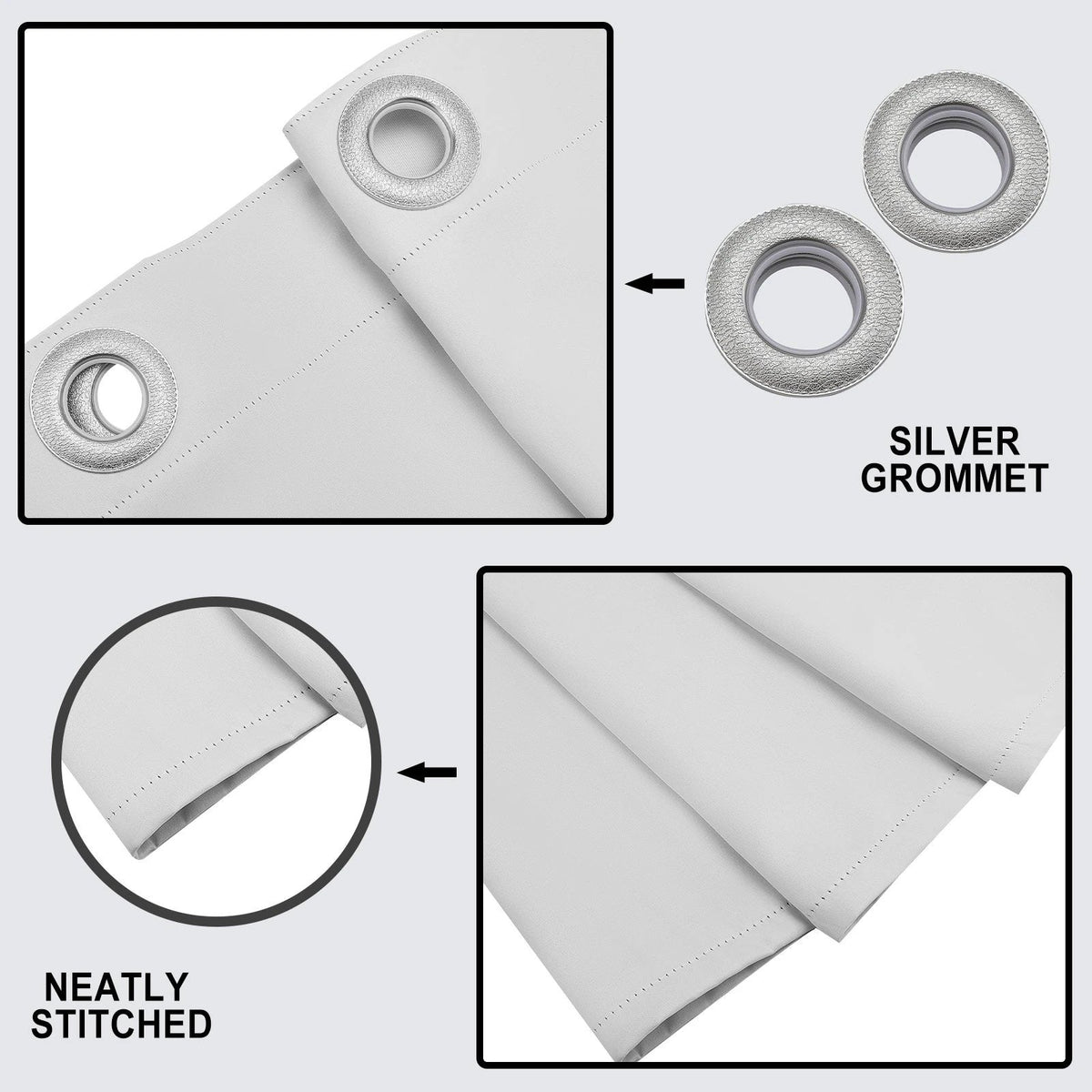 "Lightning Complex" Grommet Curtain-52"x72"/ 132x183cm by SALE_DESIGN-Personal Design