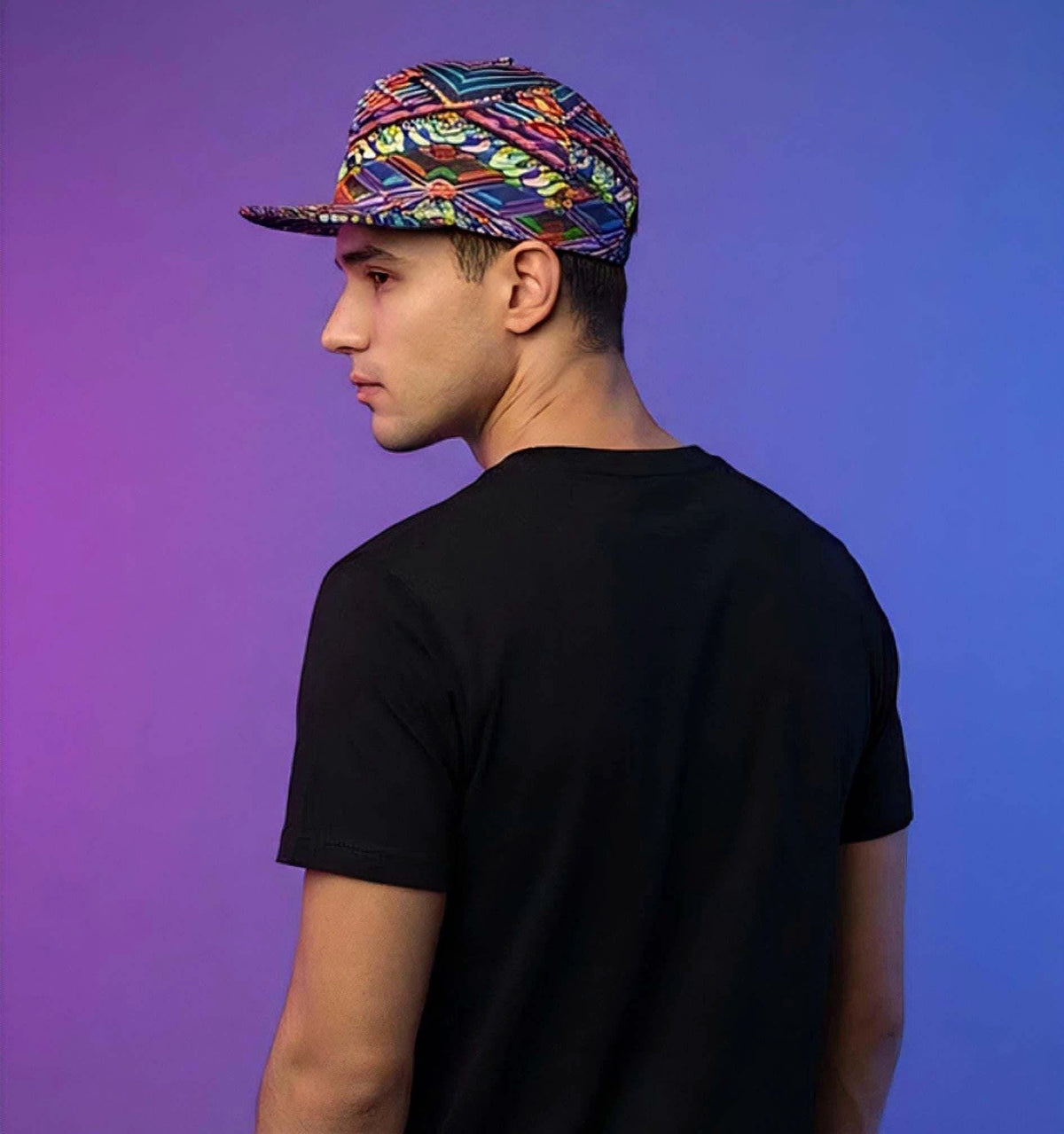 Vegas Gems Big Dreamer Snapback - High-Roller Neon Print Baseball Cap for Bold Entrepreneurs & | Aesthetic Rebellion