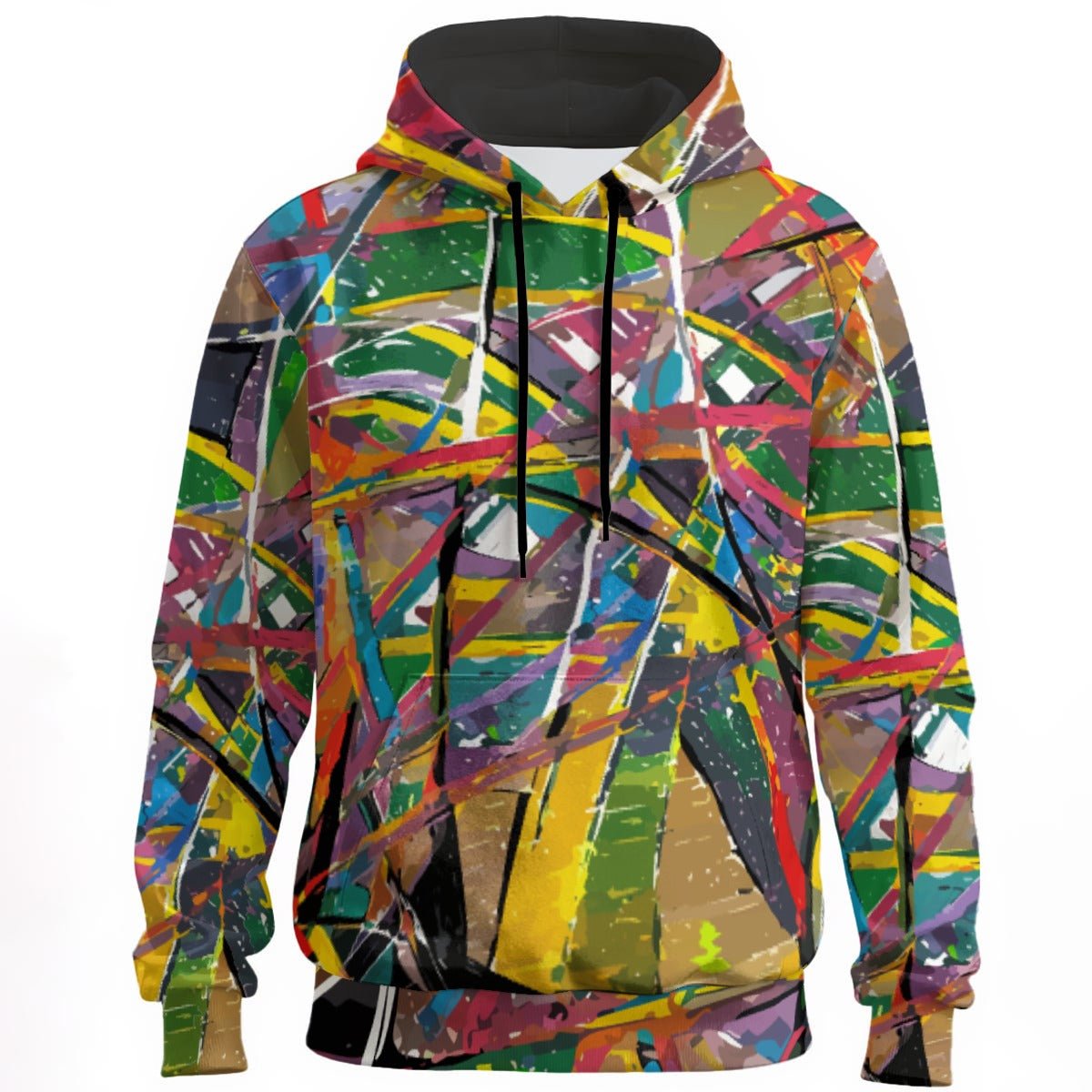 Splatter Art All - Over Print Unisex Pullover Hoodie | 310GSM Cotton - Aesthetic Rebellion