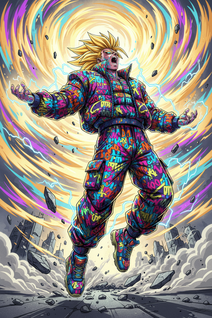 Dylesmavis × Maximalist Motifs × Aesthetic Rebellion Fuse Into One Super Saiyan Entity — And Fashion Will Never Be the Same - Aesthetic Rebellion
