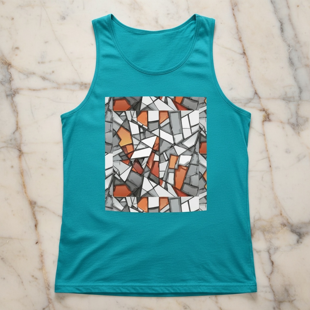 DTF 160gsm Men's Cotton Tank Top(Front Printing)