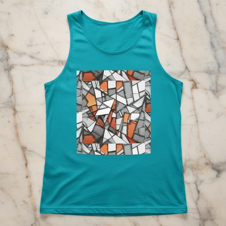 DTF 160gsm Men's Cotton Tank Top(Front Printing)