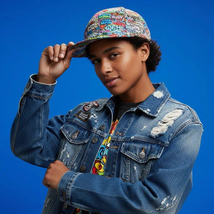 Graffiti Art Snapback Hat | Urban Streetwear All Over Print Cap by Aesthetic Rebellion