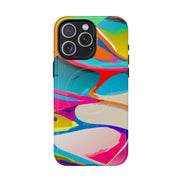 Vibrant Abstract Splash MagSafe Case - Bold Maximalist Tough Phone Cover for Edgy Alt-Fashion Aesthetics by Aesthetic Rebellion