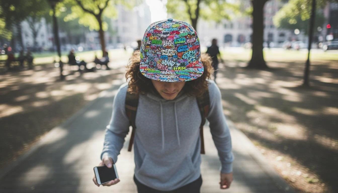 Graffiti Art Snapback Hat | Urban Streetwear All Over Print Cap by Aesthetic Rebellion