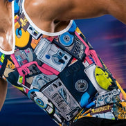 Neon 90s Vaporwave Cassette Maximalist Art Jersey - Aesthetic Rebellion