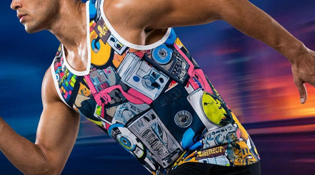 Neon 90s Vaporwave Cassette Maximalist Art Jersey - Aesthetic Rebellion