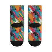 Personalized Contrast Color Striped Stockings by SALE_DESIGN-Personal Design