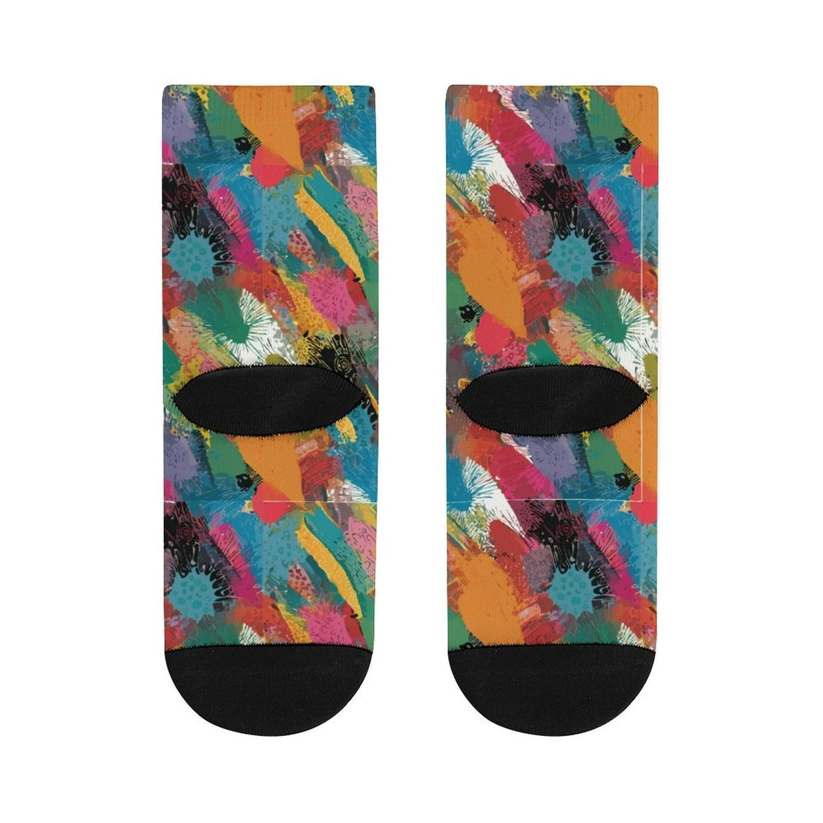 Personalized Contrast Color Striped Stockings by SALE_DESIGN-Personal Design