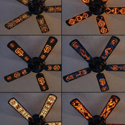 Kinetic Insect Ceiling Fan Decals | Cyberpunk Steampunk Art by Aesthetic Rebellion