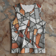 170gsm Men's Quick-Dry Tank Top(All-Over Printing)