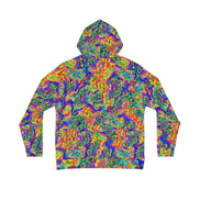 Chameleon Prism AOP Hoodie for Light-Chasing Streetwear Collectors — Iridescent Color-Shift Print, Custom Inner Hood Lining, Festival Gallery Night Rave, Unisex S–4XL
