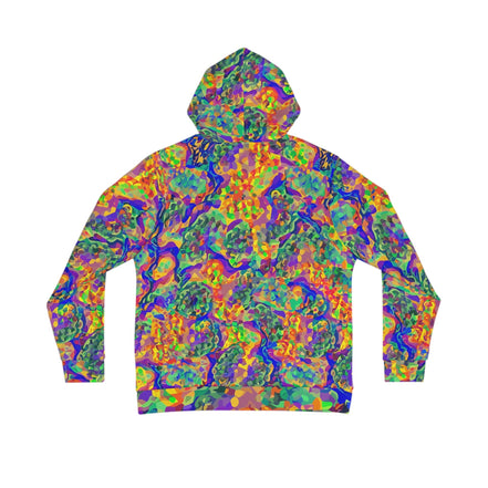 Chameleon Prism AOP Hoodie for Light-Chasing Streetwear Collectors — Iridescent Color-Shift Print, Custom Inner Hood Lining, Festival Gallery Night Rave, Unisex S–4XL