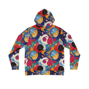 Seven Tails Moon Nature's Collage AOP Hoodie – Vibrant Patchwork Streetwear