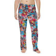 Graffiti Collage Pajama Pants | Street Art All-Over Print Lounge Pants
