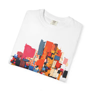 Abstract Geometric Art T-Shirt | Garment-Dyed Unisex Tee