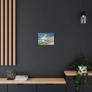 Tropical Volcano Eruption Canvas Print for Nature-Obsessed Interiors — Island Adventure Wall Art, FSC-Certified Matte Stretched Canvas, Home Decor Gift for Wanderlust Collectors