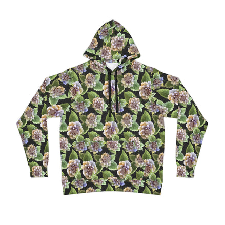 Floral Print Athletic Hoodie for Nature-Forward Fitness Dressers — 95% Recycled Polyester AOP | Aesthetic Rebellion