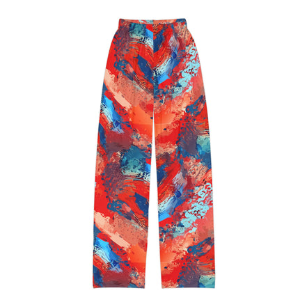 Maximalist Kids Joggers for Mini Self-Expressers — Abstract AOP Lounge Pants, Sensory-Friendly Toddler Wear, Wearable Art for Kids, Creative Play Bottoms, Gender-Neutral Statement Pajamas