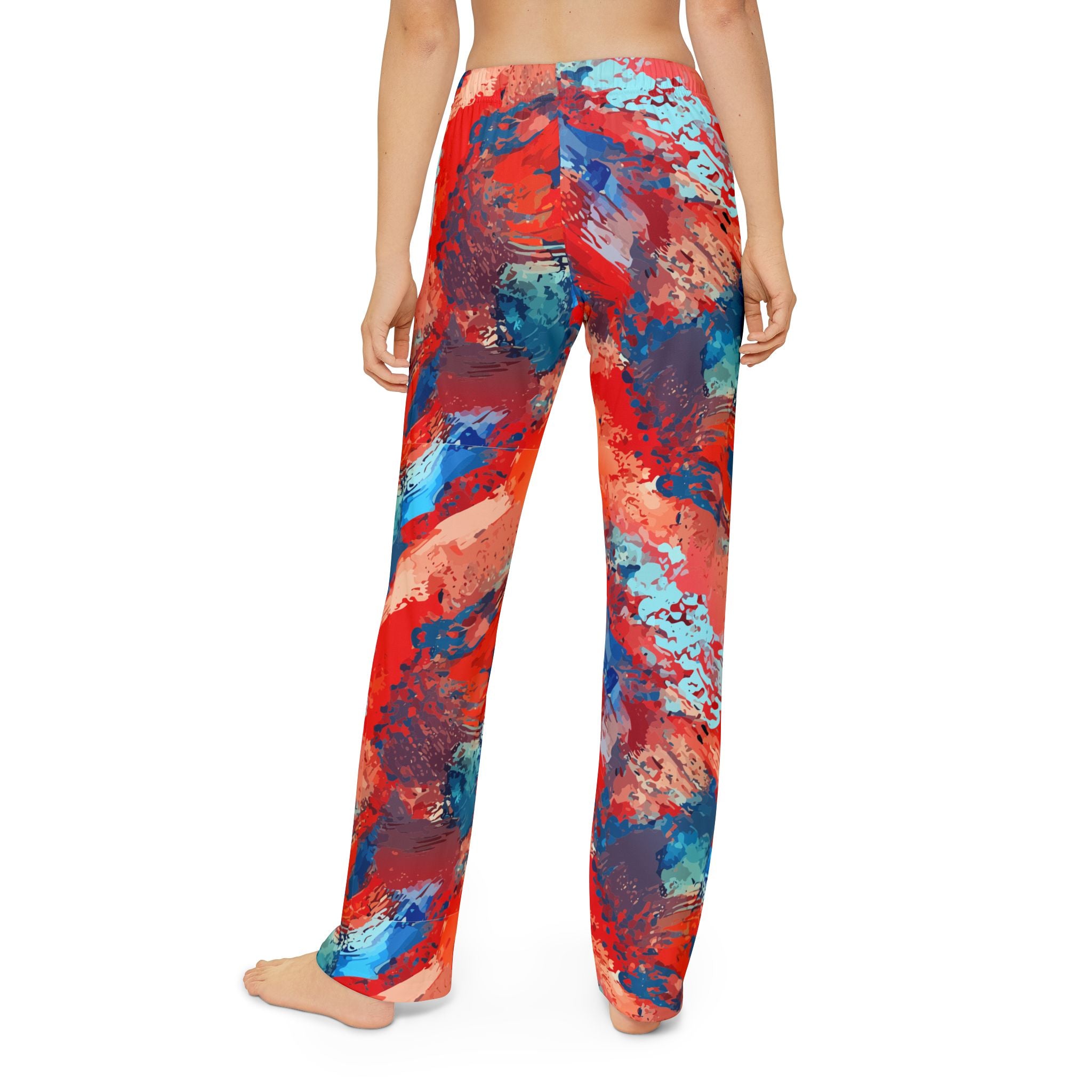 Maximalist Kids Joggers for Mini Self-Expressers — Abstract AOP Lounge Pants, Sensory-Friendly Toddler Wear, Wearable Art for Kids, Creative Play Bottoms, Gender-Neutral Statement Pajamas