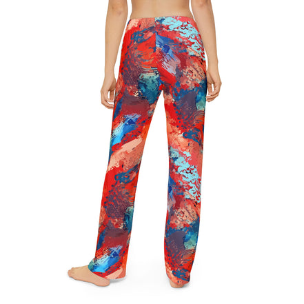Maximalist Kids Joggers for Mini Self-Expressers — Abstract AOP Lounge Pants, Sensory-Friendly Toddler Wear, Wearable Art for Kids, Creative Play Bottoms, Gender-Neutral Statement Pajamas