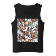 DTF 160gsm Men's Cotton Tank Top(Front Printing) by SALE_DESIGN-Personal Design