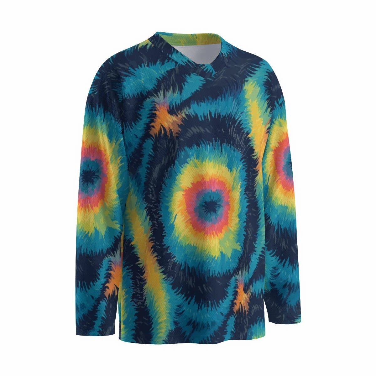All-Over Print Men's Small Collar Hockey Jersey by Yoycol