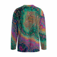 All-Over Print Men's Small Collar Hockey Jersey by Yoycol