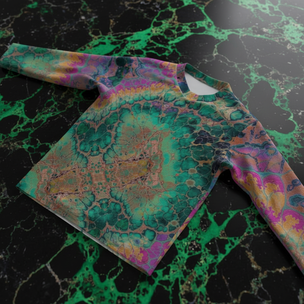 Cosmic Abstract Hockey Jersey for Streetwear Collectors — Full-Coverage AOP Mesh, Rink-to-Festival Statement, Bold Print Sports Jersey, Unisex Maximalist Sportswear, S–5XL