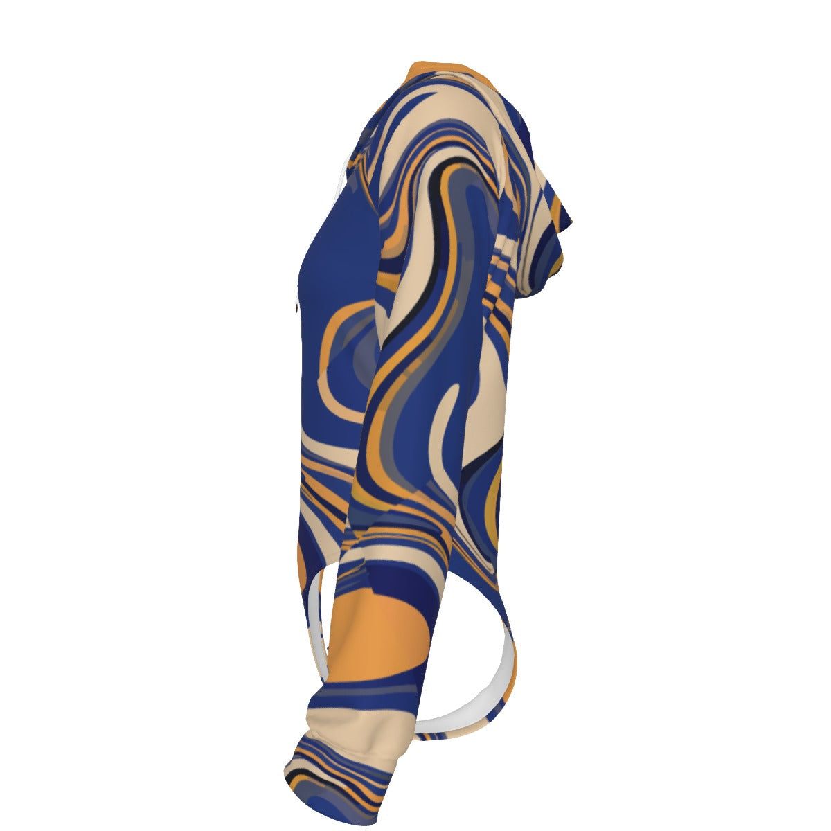 All-Over Print Women's Raglan Sleeve Hooded Bodysuit