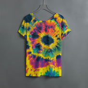 All-Over Print Women's Round Neck T-shirt With Raglan Sleeve