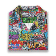 All-Over Print Men's Casual Hawaiian Short Sleeve Shirt | 125GSM Cotton by Yoycol