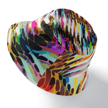 Festival & Rave Bucket Hat for the Maximalist Mystic — Reversible Aura Print Headwear, Sun-to-Dusk Rave Coverage, Psychedelic Streetwear, Wear Your Energy, Unisex Statement Hat, Radiant Aura Colorway