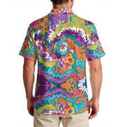 All-Over Print Men's Hawaiian Shirt|150GSM by Yoycol