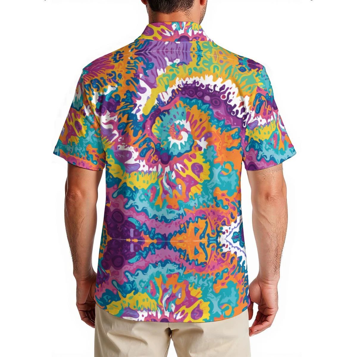 All-Over Print Men's Hawaiian Shirt|150GSM by Yoycol