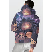 All-Over Print Men's Thicken Pullover Hoodie Yoycol