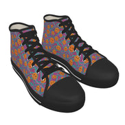 Men's Black Sole Canvas Shoes Yoycol