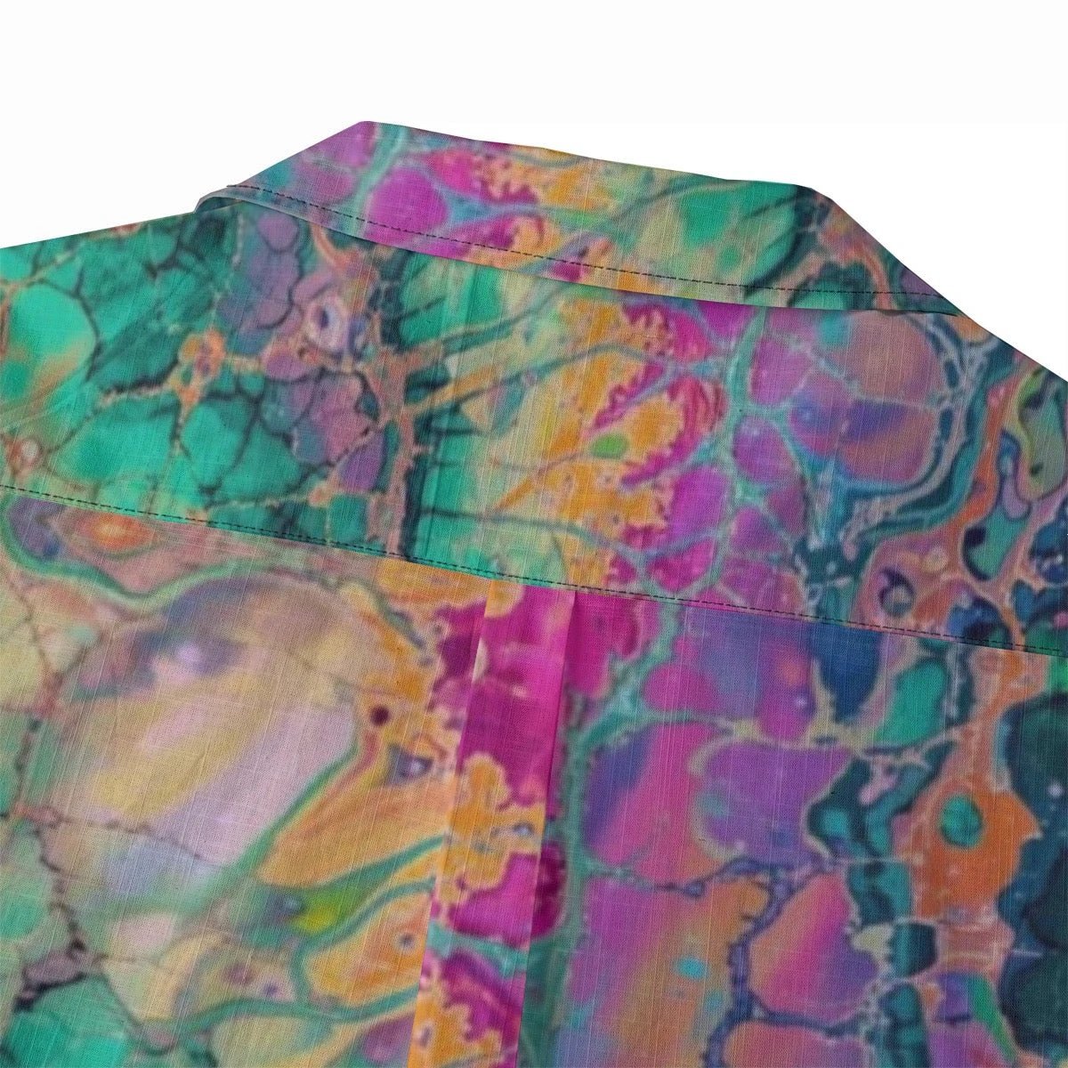 All-Over Print Men's Casual Hawaiian Short Sleeve Shirt | 125GSM Cotton by Yoycol