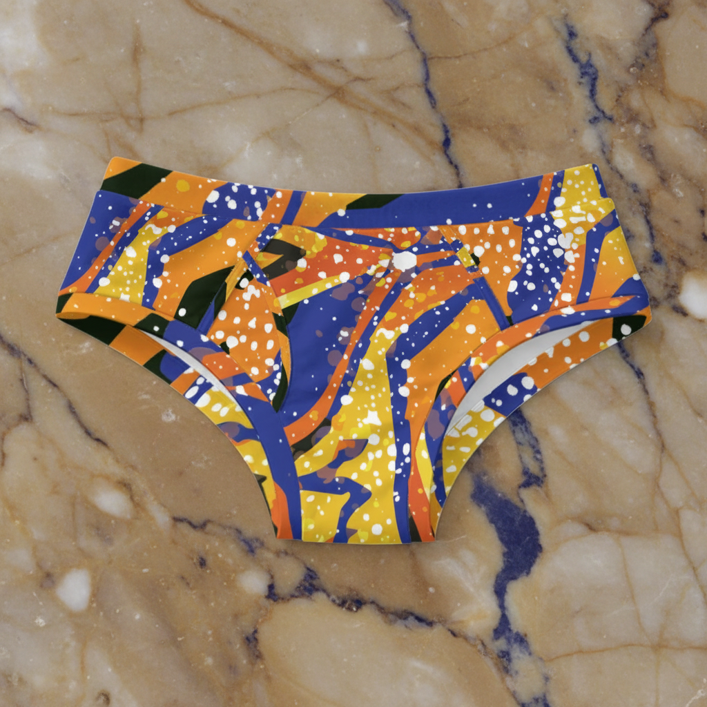 Pirates primary All-Over Print Men's Brief Panties|180GSM Cotton