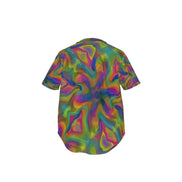 All-Over Print Men's Short Sleeve Baseball Jersey With Pinstripes by Yoycol