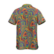 Maximalist Statement Shirt for the Polished Rebel — Bold Print Button-Up, Art-Forward Workwear, Creative Director Uniform, Wine Country Style, Cotton Poplin