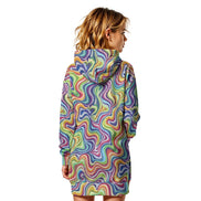 All-Over Print Women's Heavy Fleece Long Hoodie