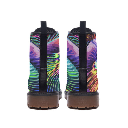 All-Over Print Men's Martin Short Boots