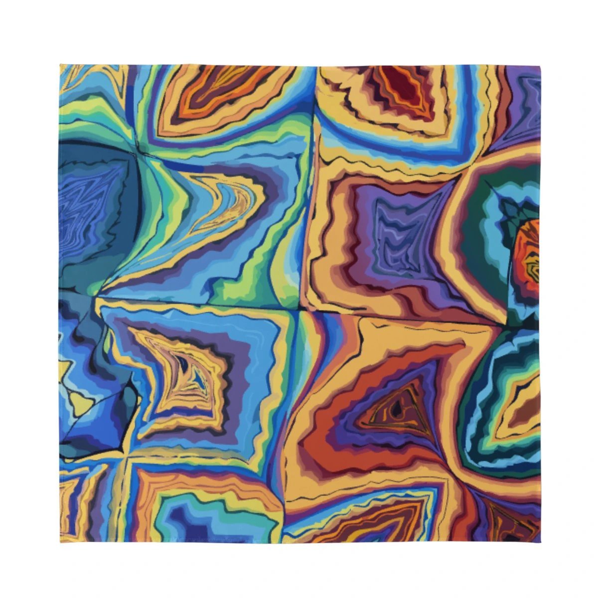 All-Over Print Unisex Silk Bandana by Yoycol